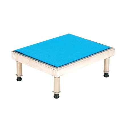 Vestil Adjustable Stainless Steel Stand 10-1/2" to 16-1/2" Height 19"W x 24"L AHT-H-1924-SS